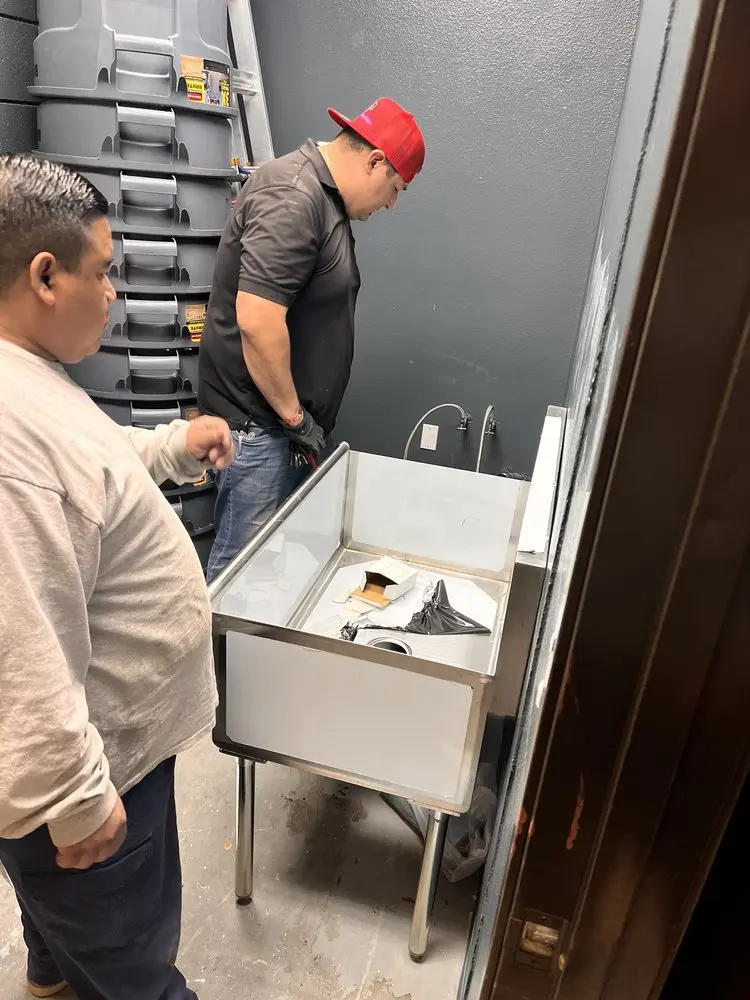 Commercial plumbing and sink installation in Post Falls